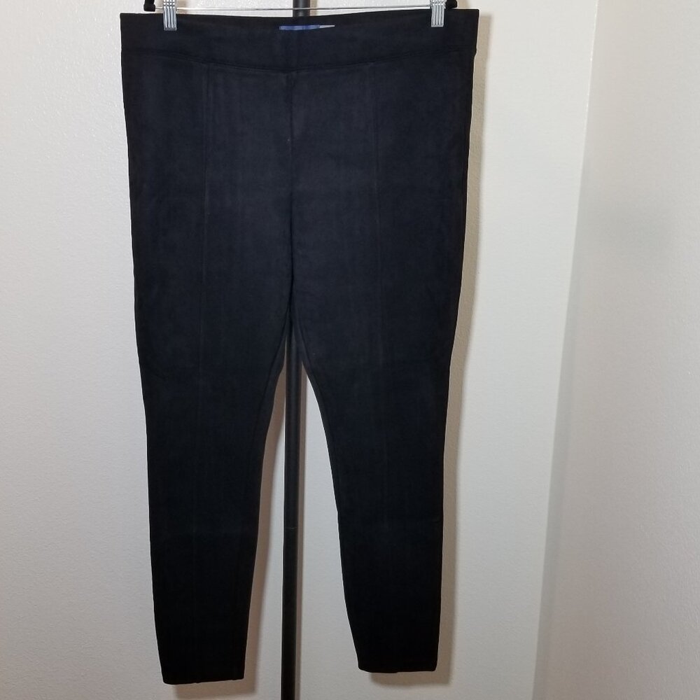 Old Navy Womens XL Black Ultra Soft Velour Ankle Legging‎ Y2K Retro Boho Hippie